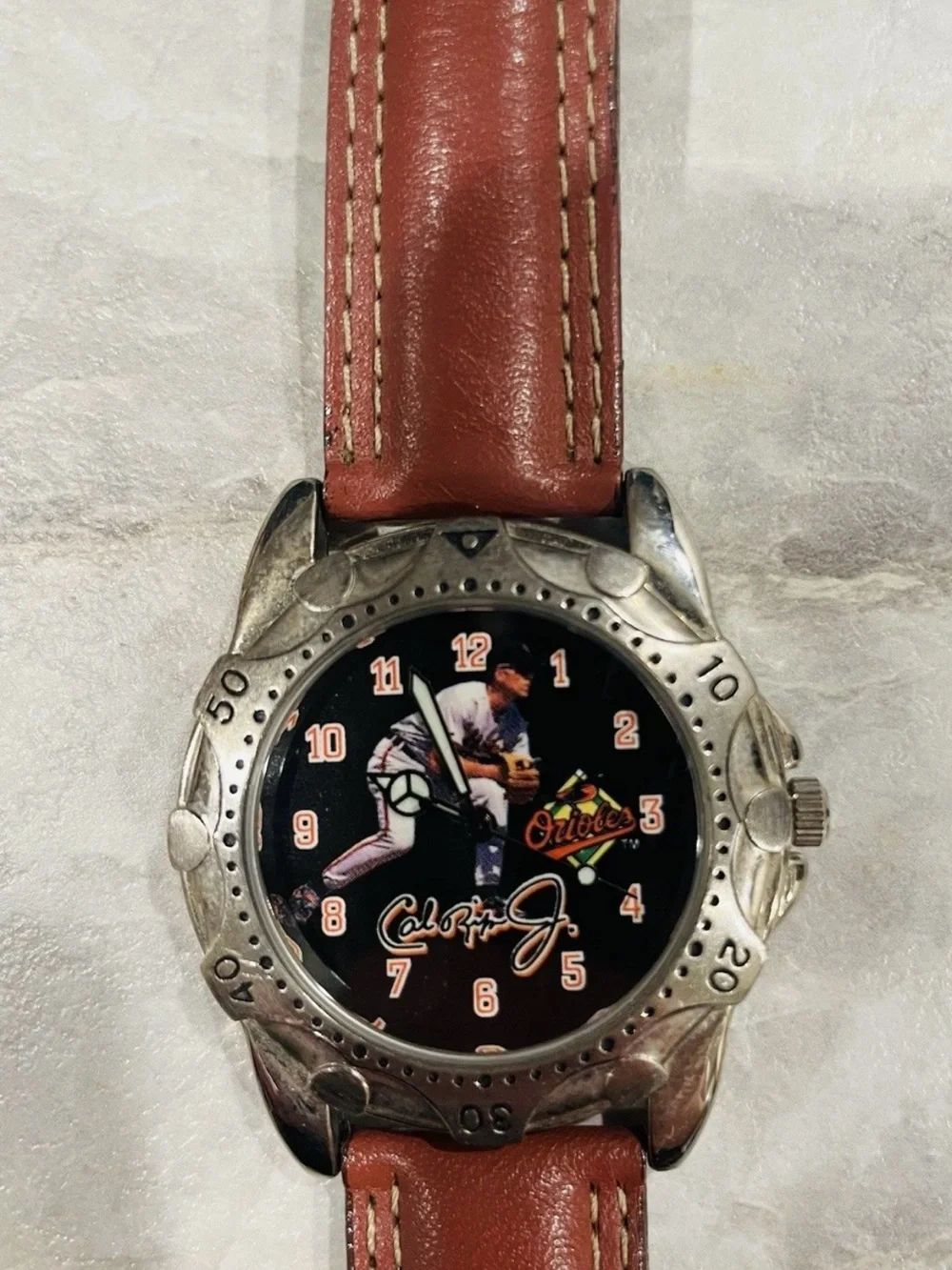 Vintage Cal Ripken Jr. Baltimore Orioles Watch Leather Band